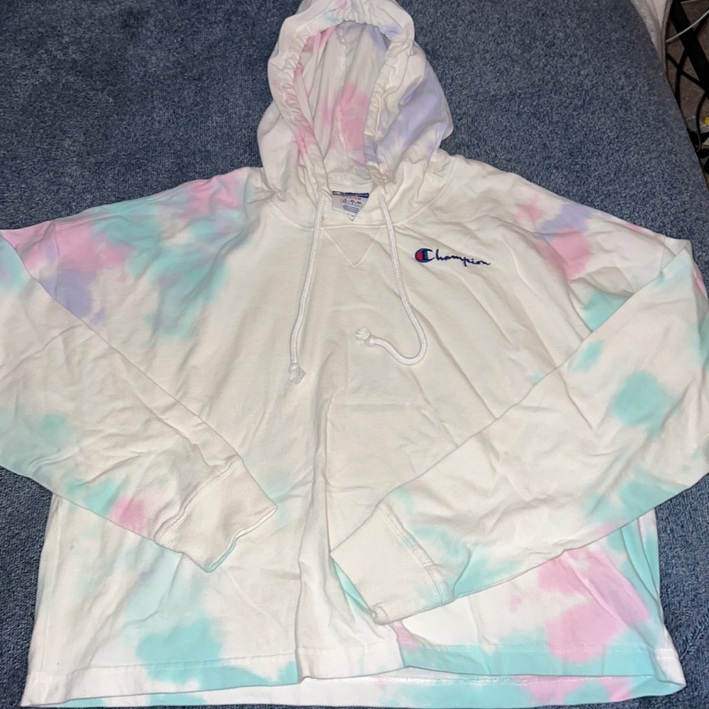Champion tye dye hoodie